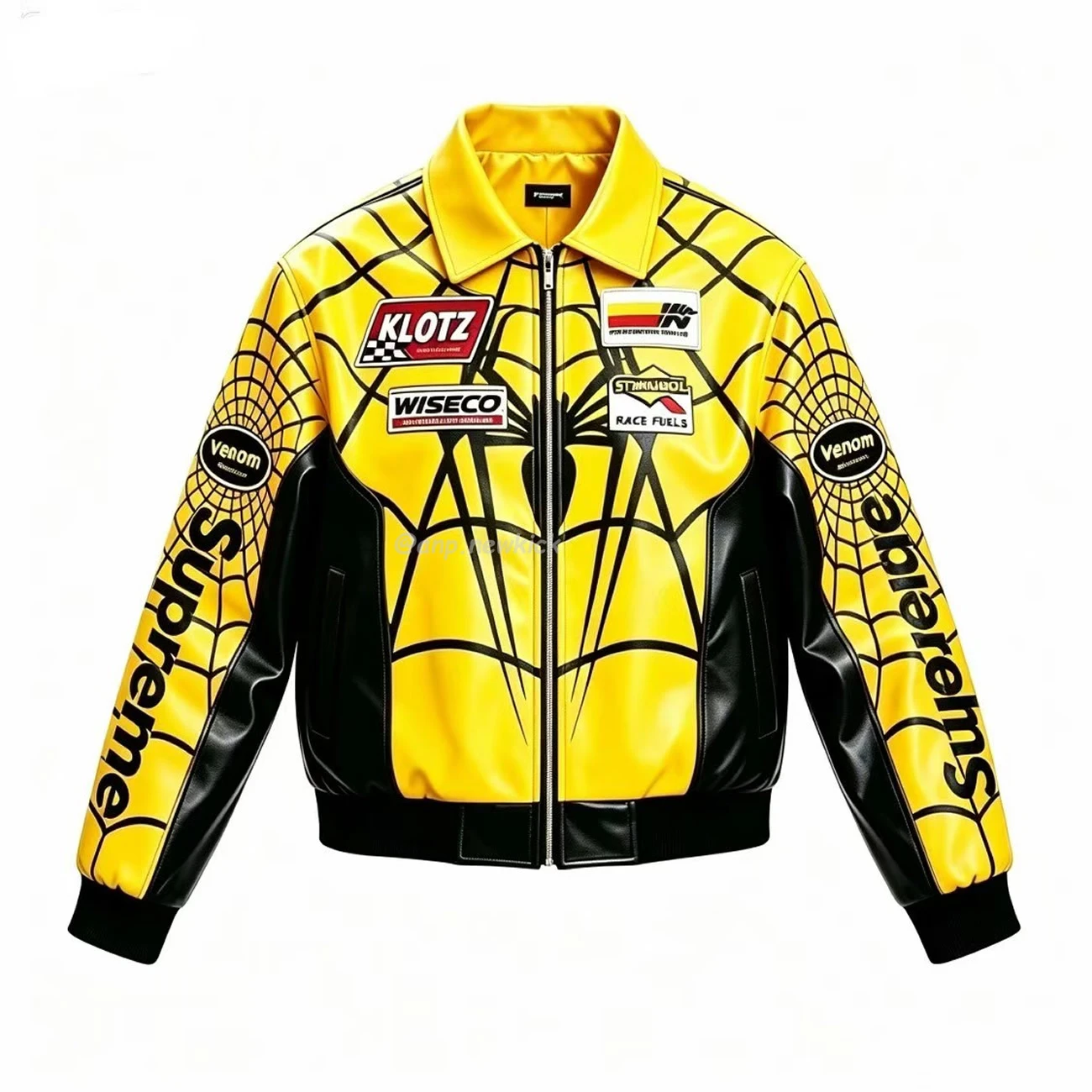 Supreme Vanson Leathers Spider-Man Jacket Multicolor SS26