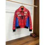Supreme Vanson Leathers Spider-Man Jacket Multicolor SS26