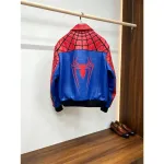 Supreme Vanson Leathers Spider-Man Jacket Multicolor SS26