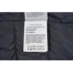 Moncler Lyco Short Logo Quilted Down Jacket - Navy