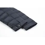 Moncler Lyco Short Logo Quilted Down Jacket - Navy