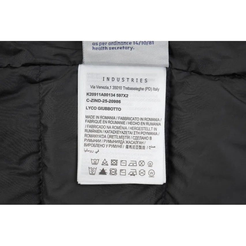 Moncler Lyco Short Logo Quilted Down Jacket - Black