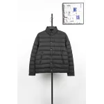 Moncler Lyco Short Logo Quilted Down Jacket - Black