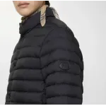 Moncler Lyco Short Logo Quilted Down Jacket - Black