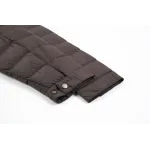 Moncler Lyco Short Logo Quilted Down Jacket - Burgundy