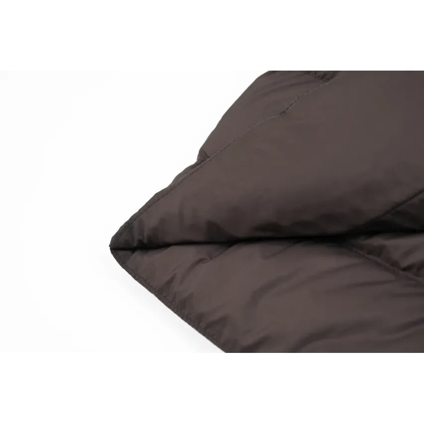 Moncler Lyco Short Logo Quilted Down Jacket - Burgundy