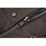 Moncler Lyco Short Logo Quilted Down Jacket - Burgundy