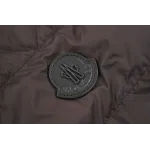 Moncler Lyco Short Logo Quilted Down Jacket - Burgundy