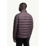 Moncler Lyco Short Logo Quilted Down Jacket - Burgundy
