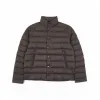 Moncler Lyco Short Logo Quilted Down Jacket - Burgundy