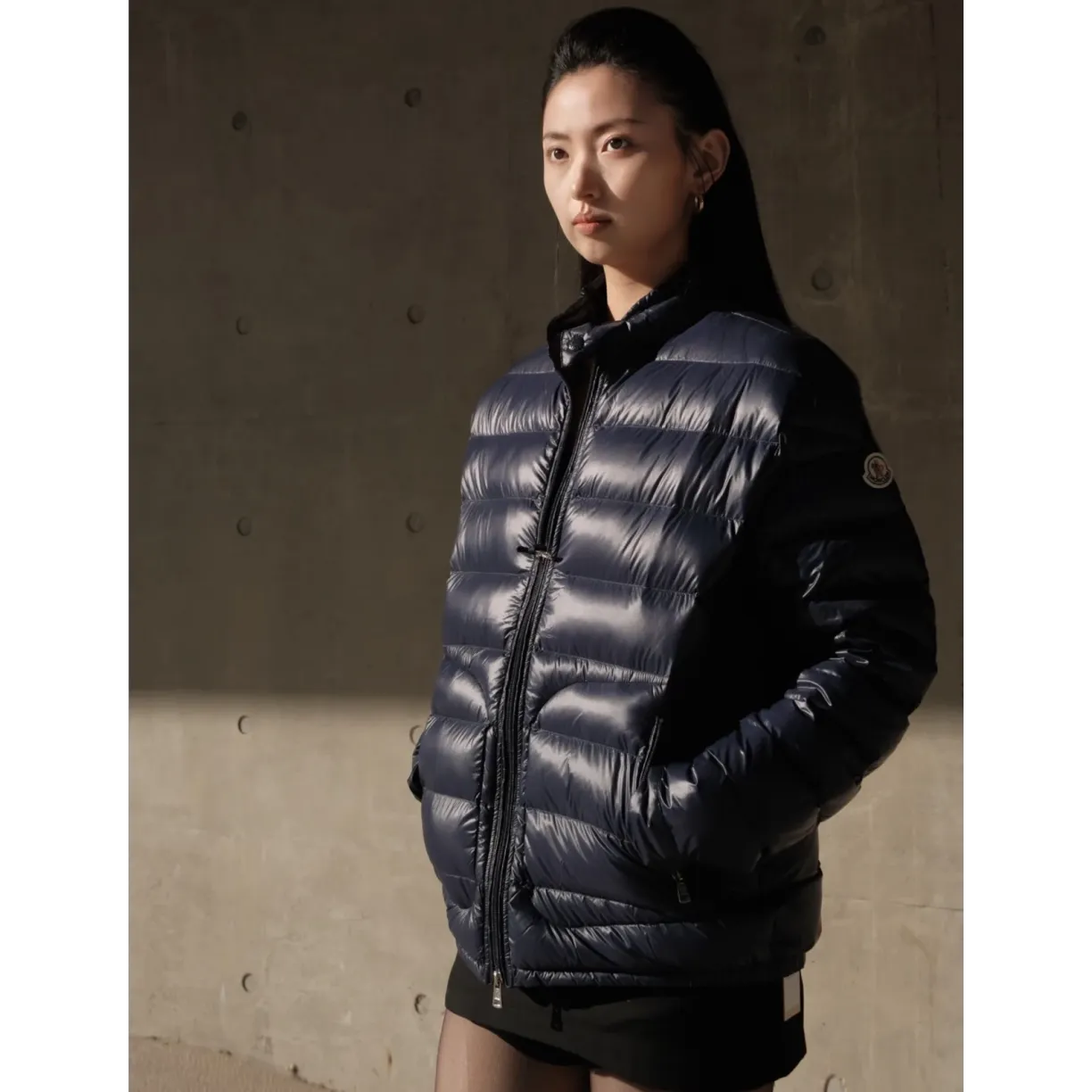 Moncler Acorus Quilted Down Jacket - Indigo