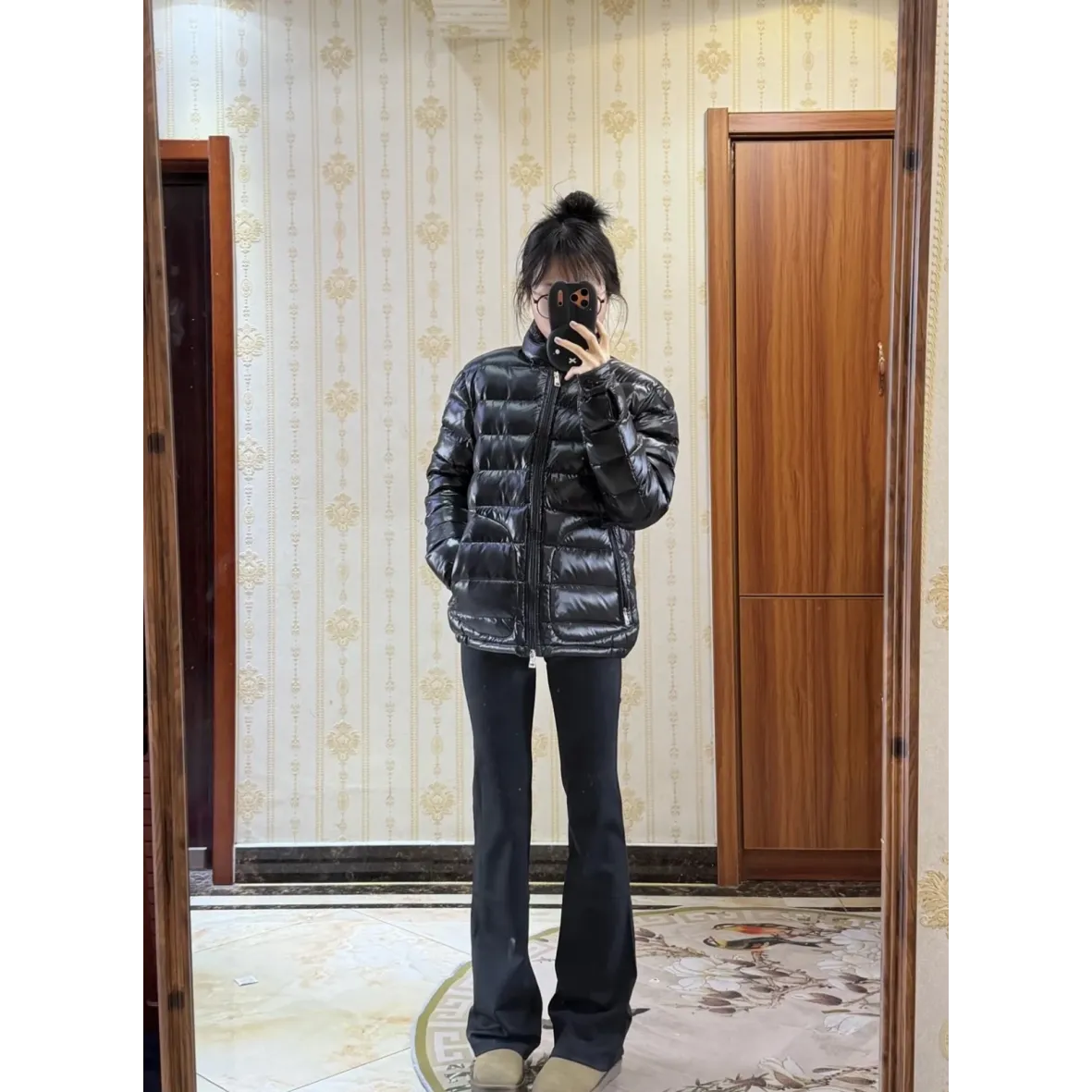 Moncler Acorus Quilted Down Jacket - Black