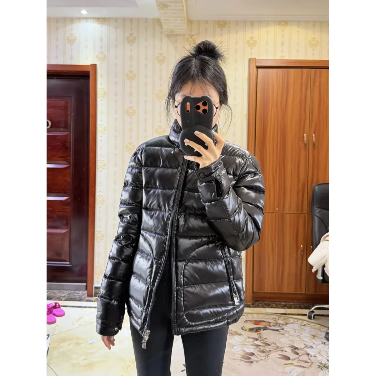 Moncler Acorus Quilted Down Jacket - Black