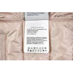Moncler Lans SS26 Women's Stand-Collar Short Quilted Down Jacket - Pink