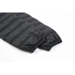 Moncler Lans SS26 Women's Stand-Collar Short Quilted Down Jacket - Black