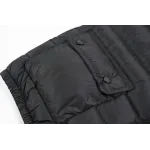 Moncler Lans SS26 Women's Stand-Collar Short Quilted Down Jacket - Black