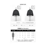 Moncler Lans SS26 Women's Stand-Collar Short Quilted Down Jacket - Black