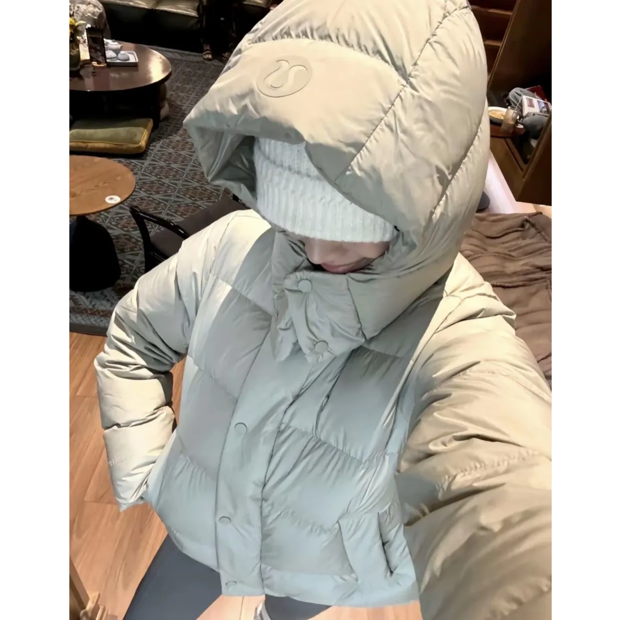lululemon Five-Panel Long-Sleeve Down Jacket - Linen