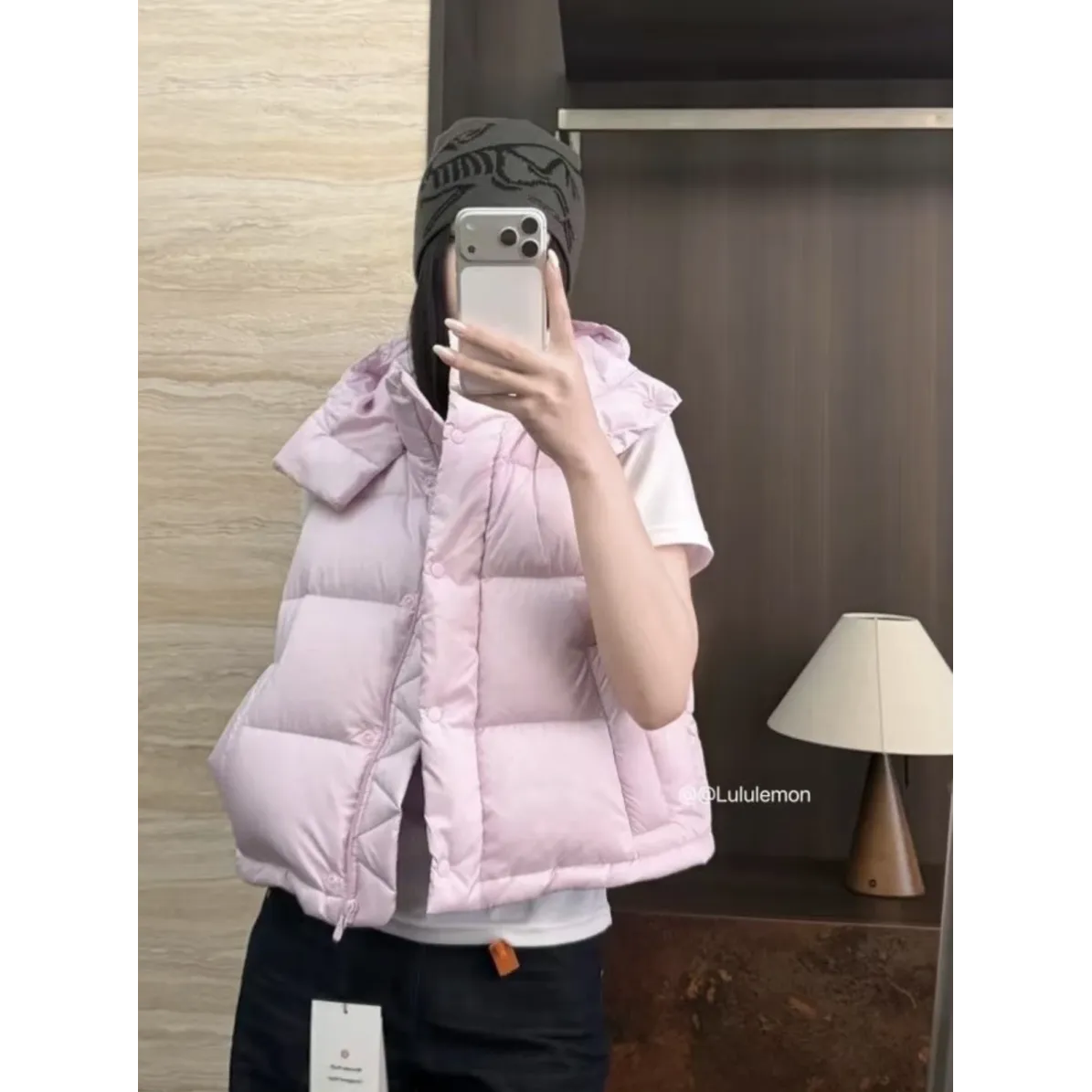 lululemon Four-Panel Down Vest - Pink