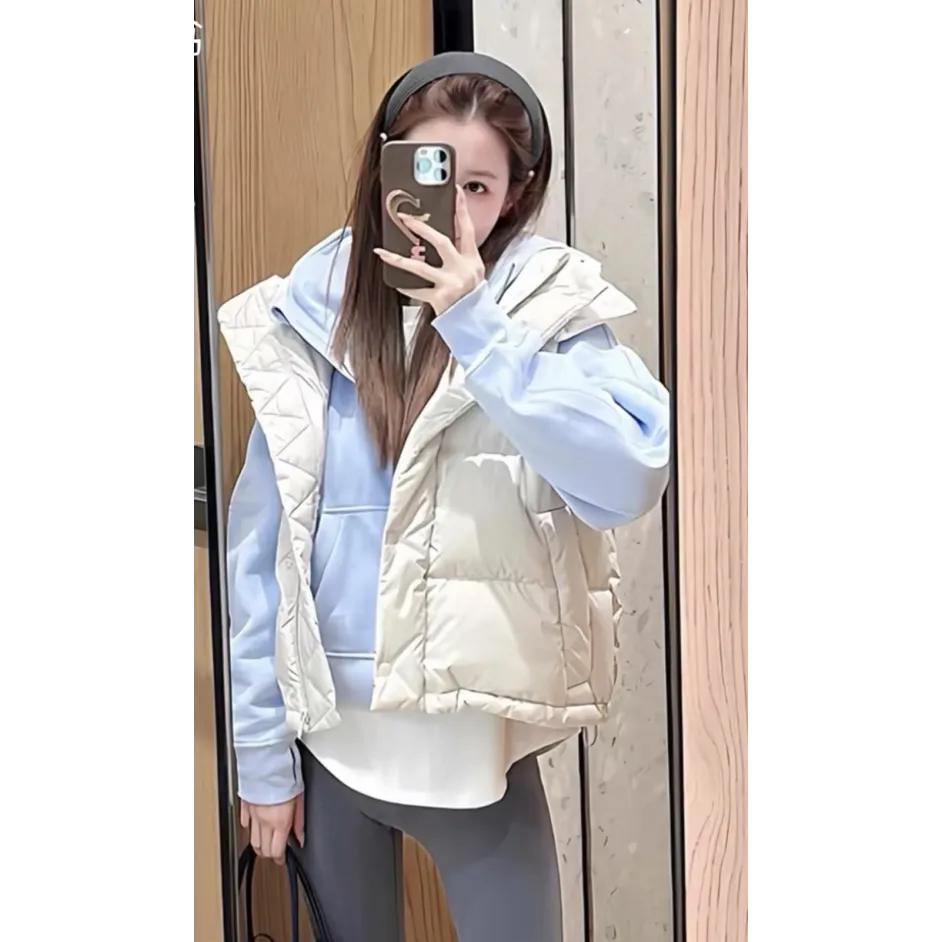lululemon Four-Panel Down Vest - White