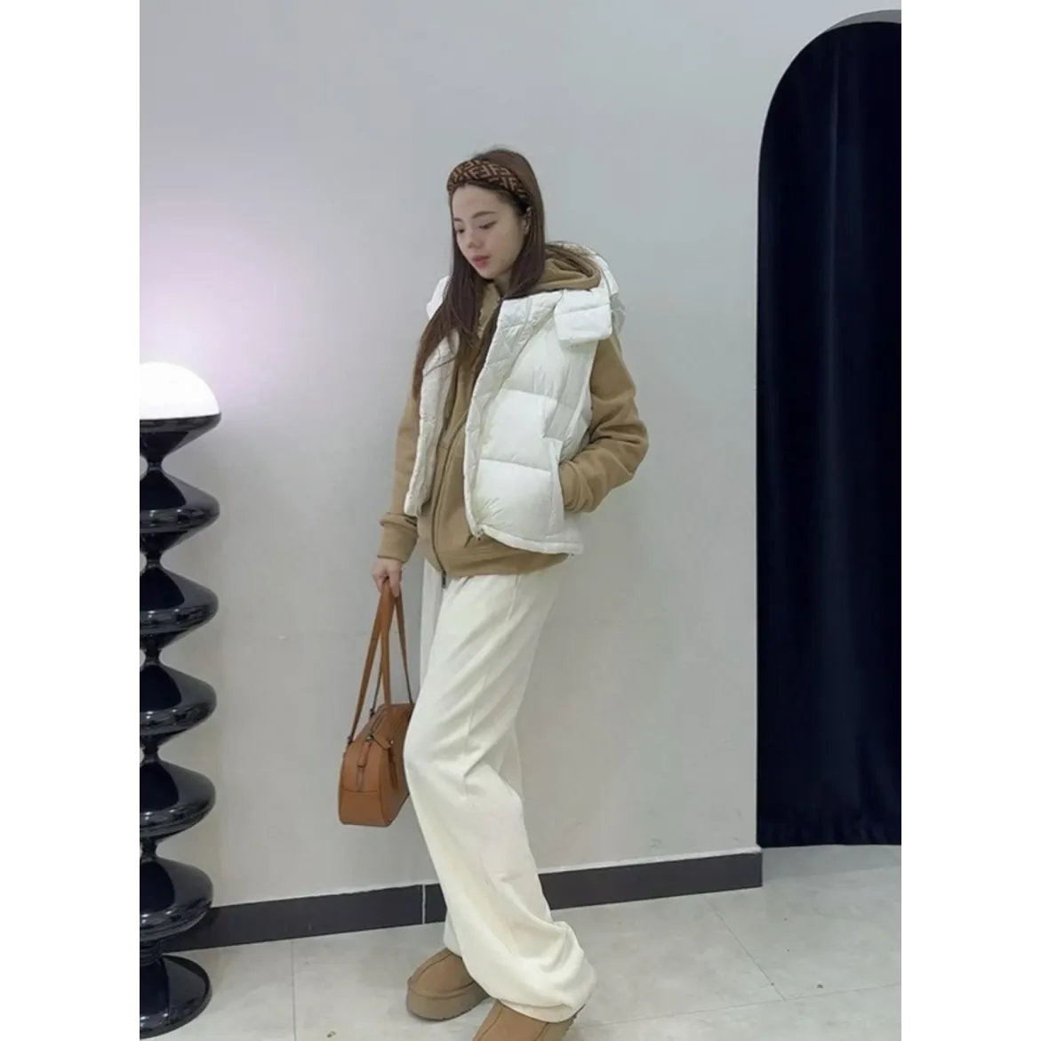 lululemon Four-Panel Down Vest - White
