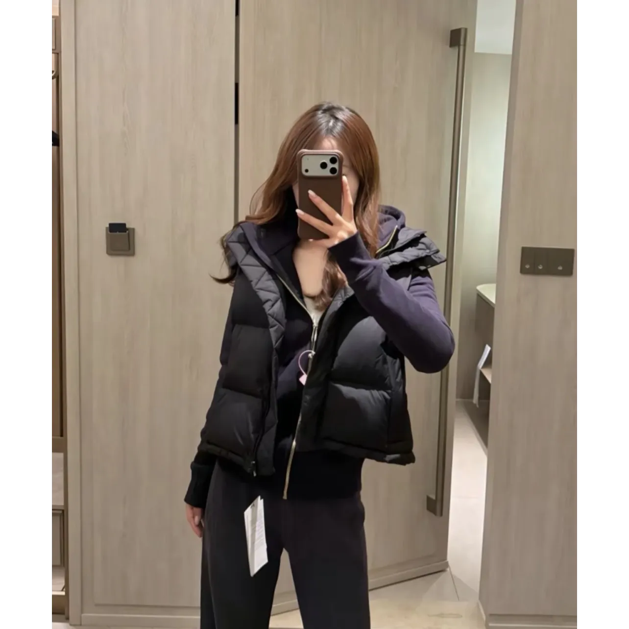 lululemon Four-Panel Down Vest - Black