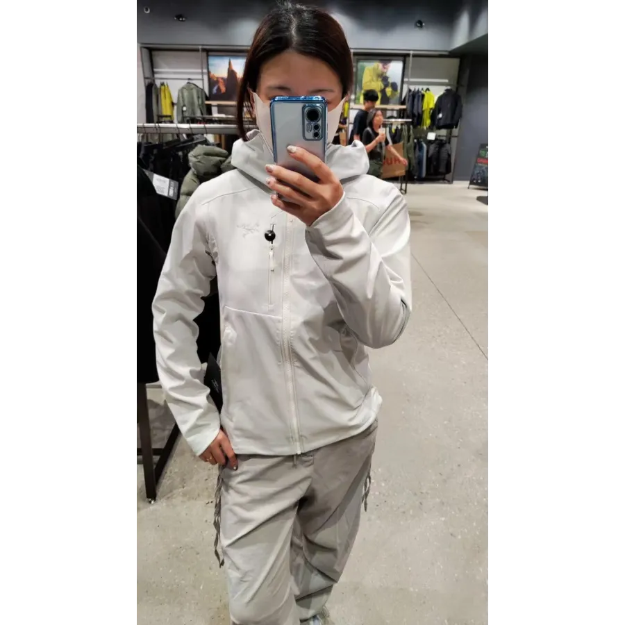 GAMMA Fleece-Lined Hooded Softshell Jacket - Grey