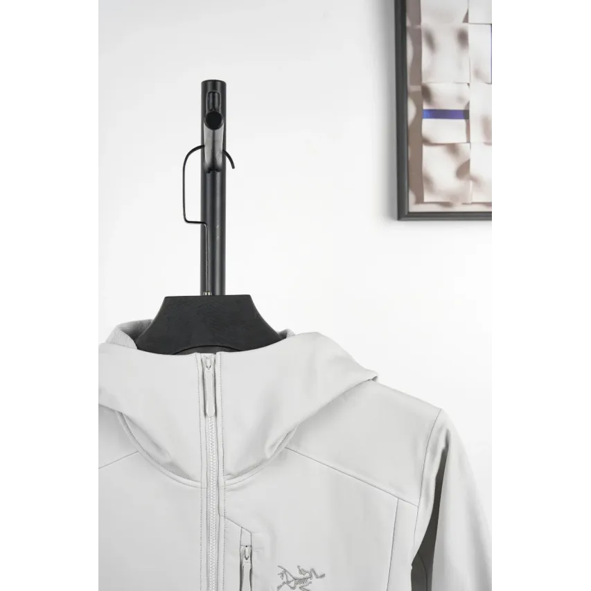 GAMMA Fleece-Lined Hooded Softshell Jacket - Grey