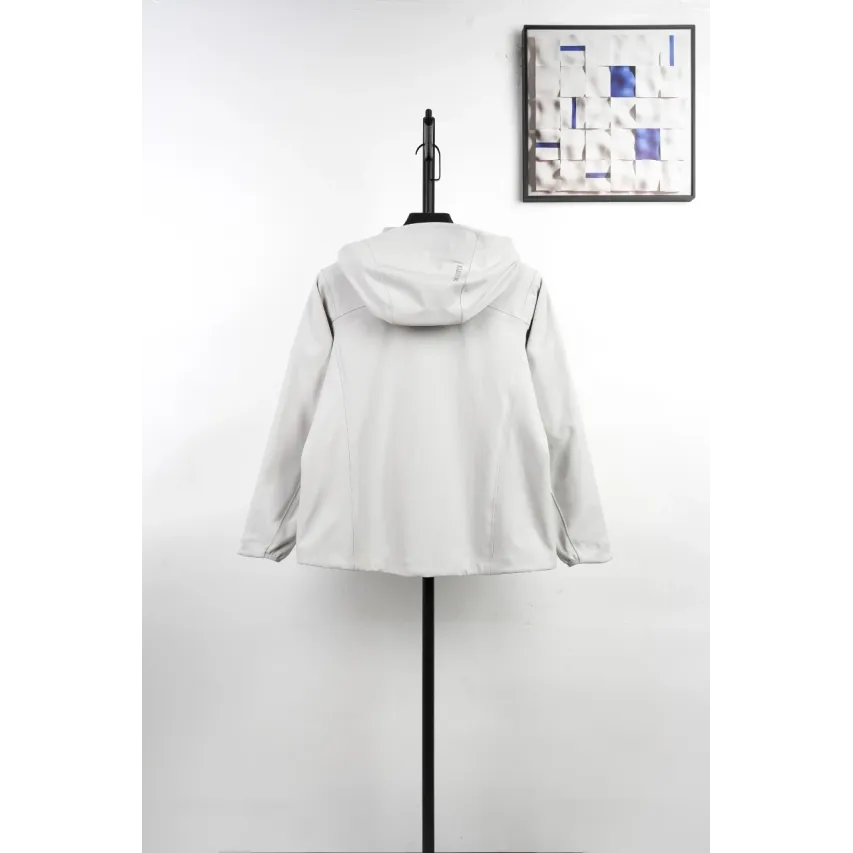 GAMMA Fleece-Lined Hooded Softshell Jacket - Grey