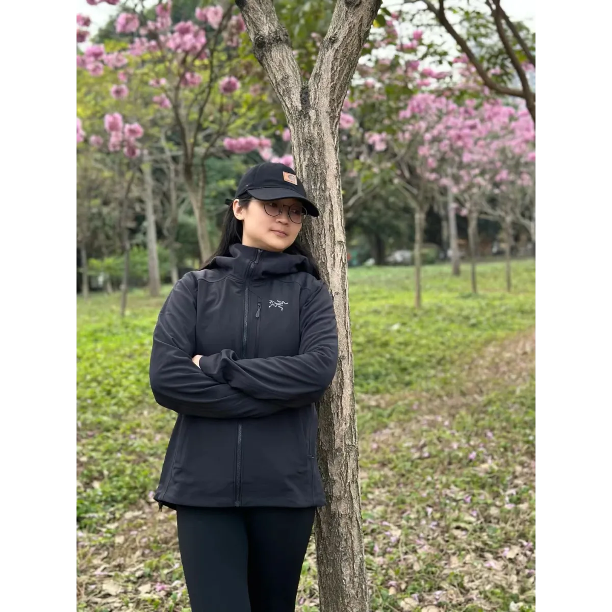 GAMMA Fleece-Lined Hooded Softshell Jacket - Black
