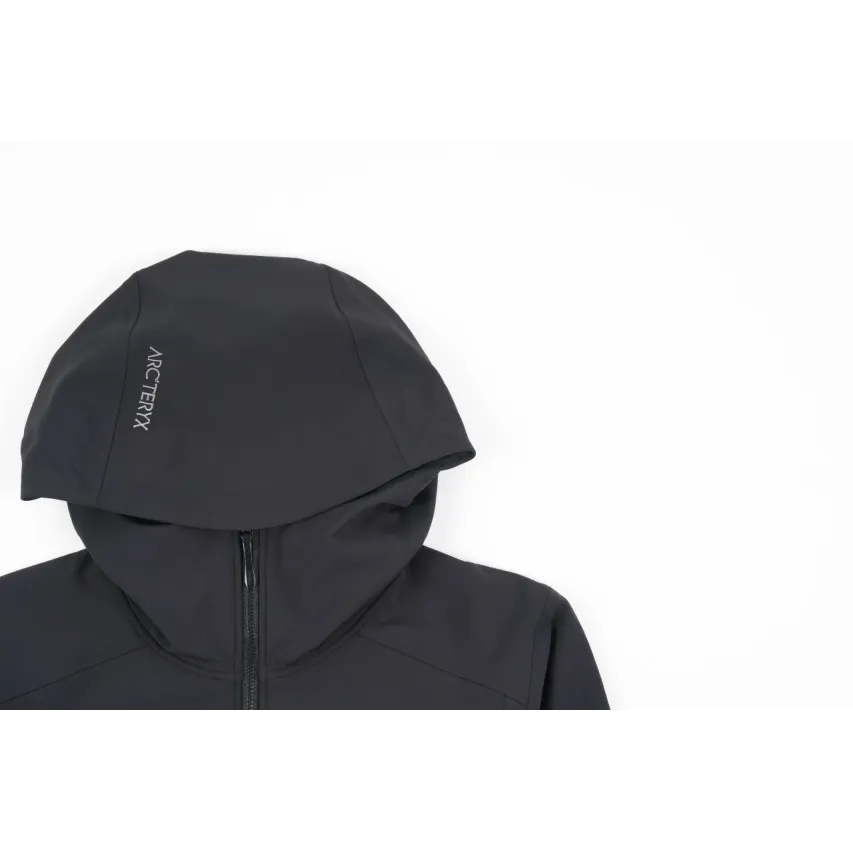 GAMMA Fleece-Lined Hooded Softshell Jacket - Black