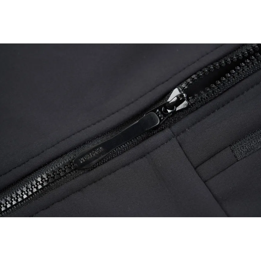 GAMMA Fleece-Lined Hooded Softshell Jacket - Black