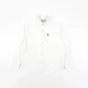 AMI Oxford Cotton Long-Sleeve Shirt - White