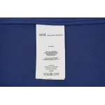 AMI Oxford Cotton Long-Sleeve Shirt - Navy
