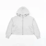 lululemon Waffle Hooded Jacket - Very Light Grey