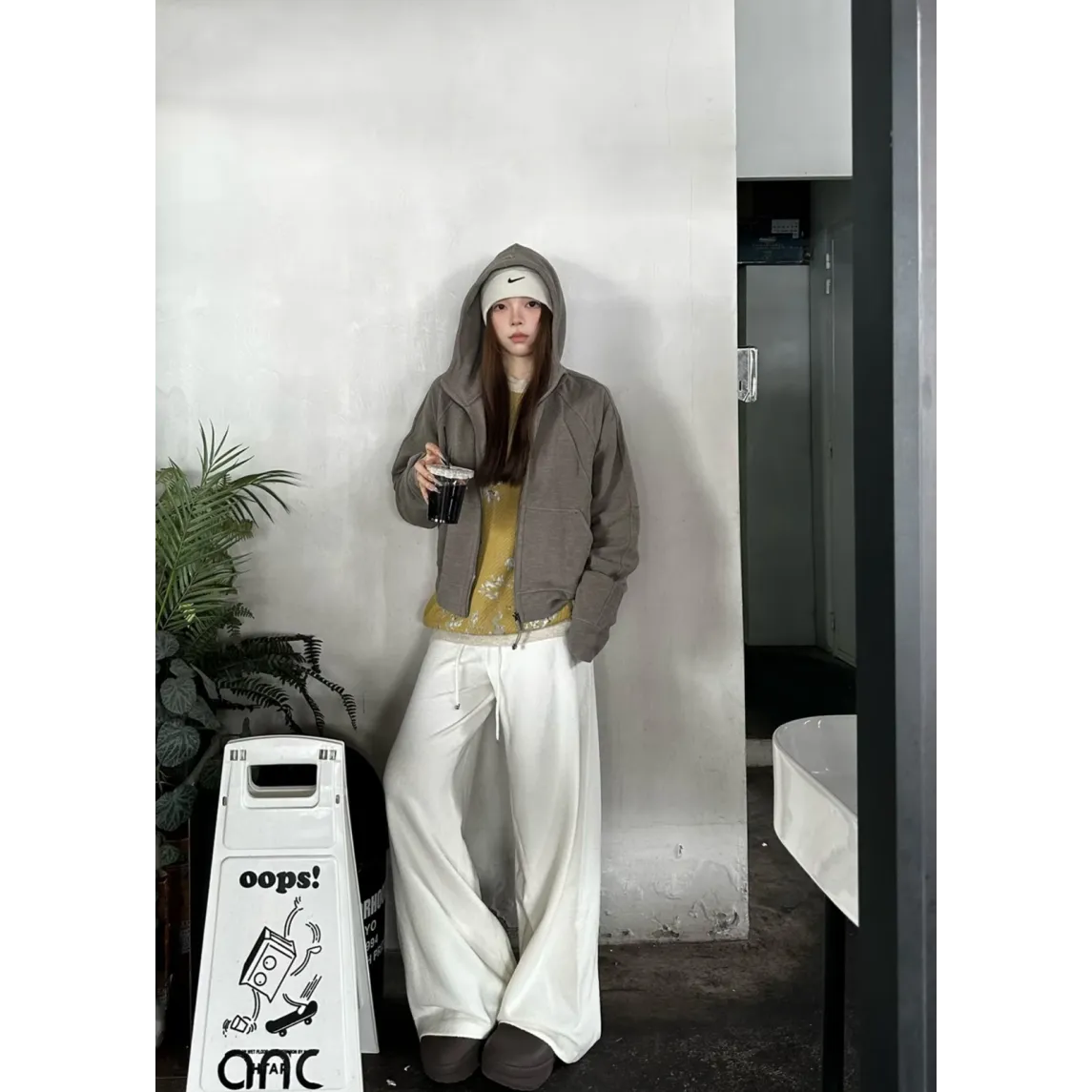 lululemon Waffle Hooded Jacket - Warm Taupe Grey