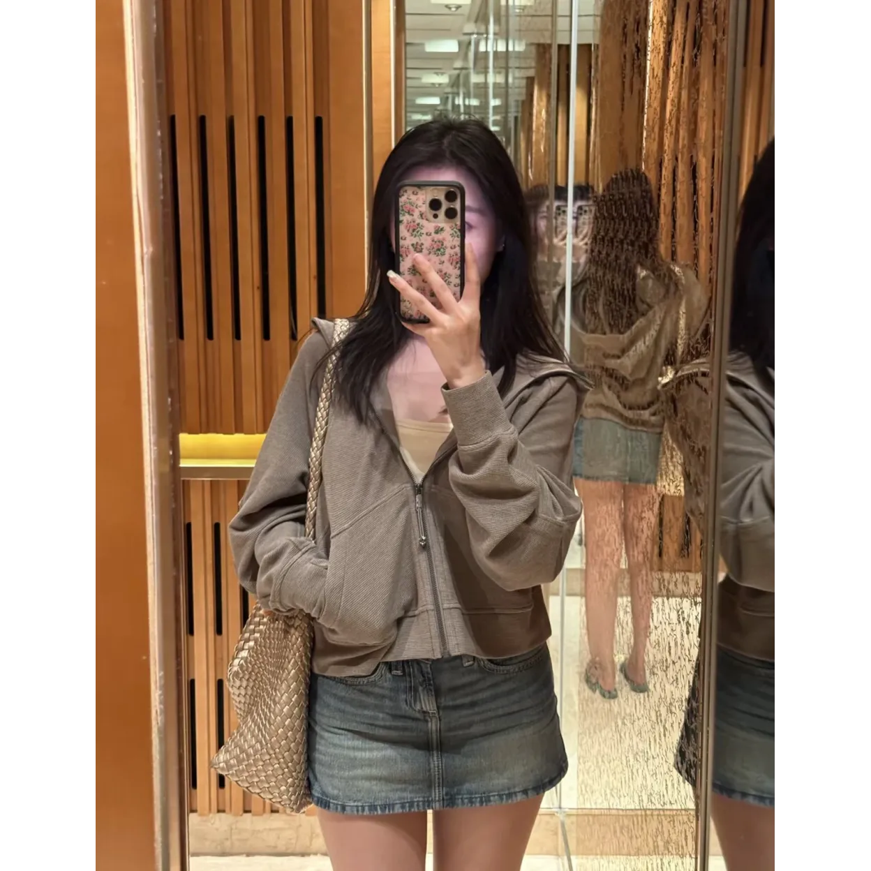 lululemon Waffle Hooded Jacket - Warm Taupe Grey