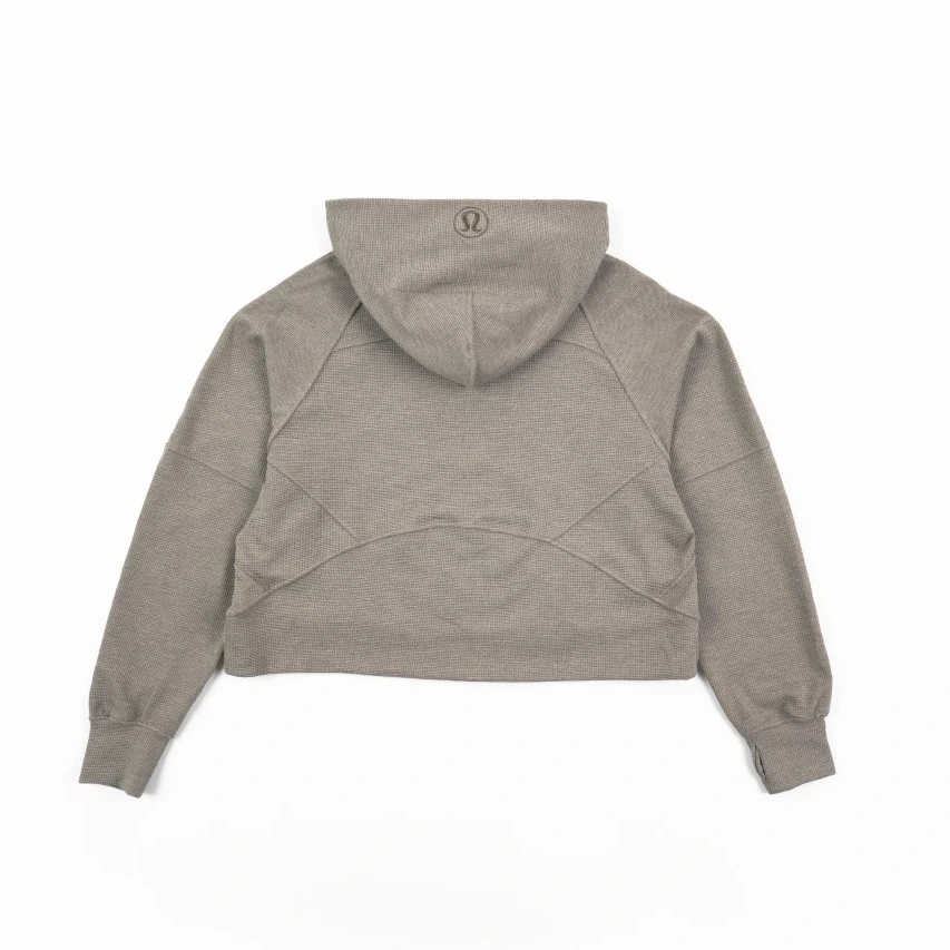 lululemon Waffle Hooded Jacket - Warm Taupe Grey