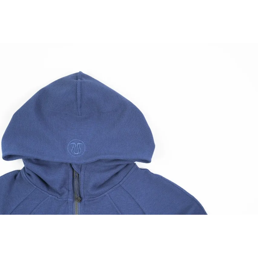 lululemon Waffle Hooded Jacket - Twill Blue