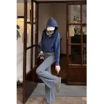 lululemon Waffle Hooded Jacket - Twill Blue