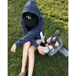 lululemon Waffle Hooded Jacket - Twill Blue