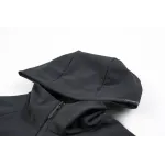 Kolon Men's Fleece-Lined Hooded Softshell Jacket - Black