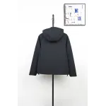 Kolon Men's Fleece-Lined Hooded Softshell Jacket - Black