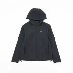Kolon Men's Fleece-Lined Hooded Softshell Jacket - Black