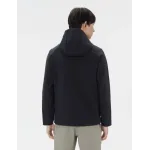 Kolon Men's Fleece-Lined Hooded Softshell Jacket - Black