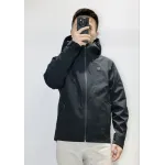 Kolon Men's Fleece-Lined Hooded Softshell Jacket - Black