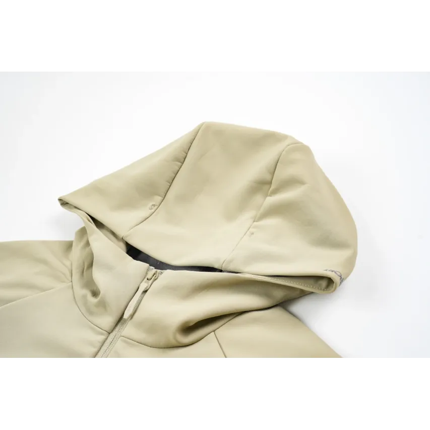 Kolon Men's Fleece-Lined Hooded Softshell Jacket - Dark Beige