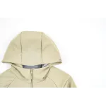 Kolon Men's Fleece-Lined Hooded Softshell Jacket - Dark Beige