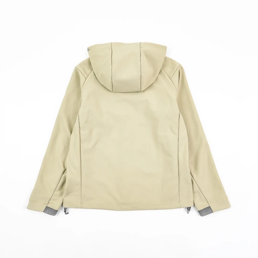 Kolon Men's Fleece-Lined Hooded Softshell Jacket - Dark Beige