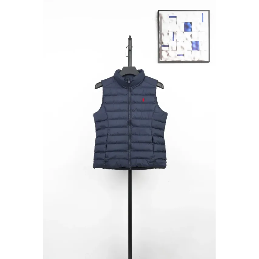 Ralph Lauren Men's Embroidered Pony Padded Vest - Navy